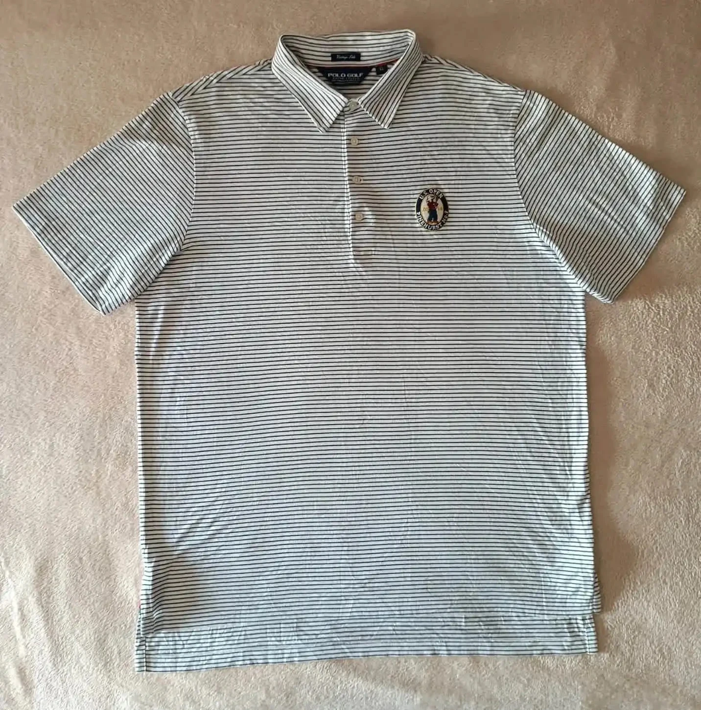 Ralph Lauren U.S. Open Vintage Lisle Golf Polo Size XL – photo 2